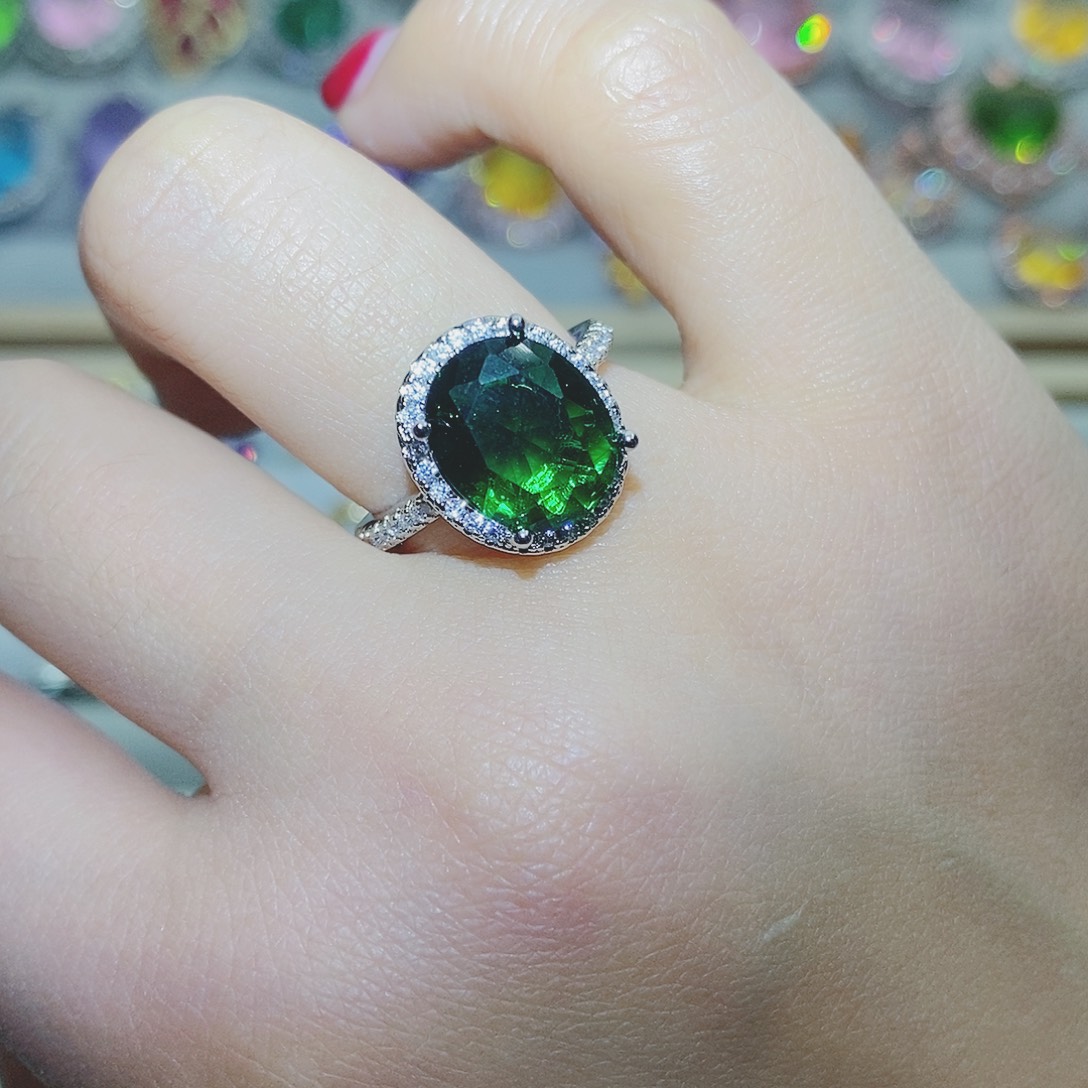 【闪购商品】托帕石耳饰银S925镶嵌