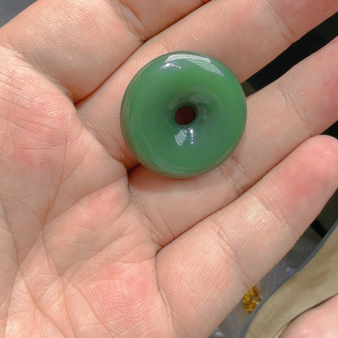 和田玉（碧玉）未镶嵌颈饰妙*