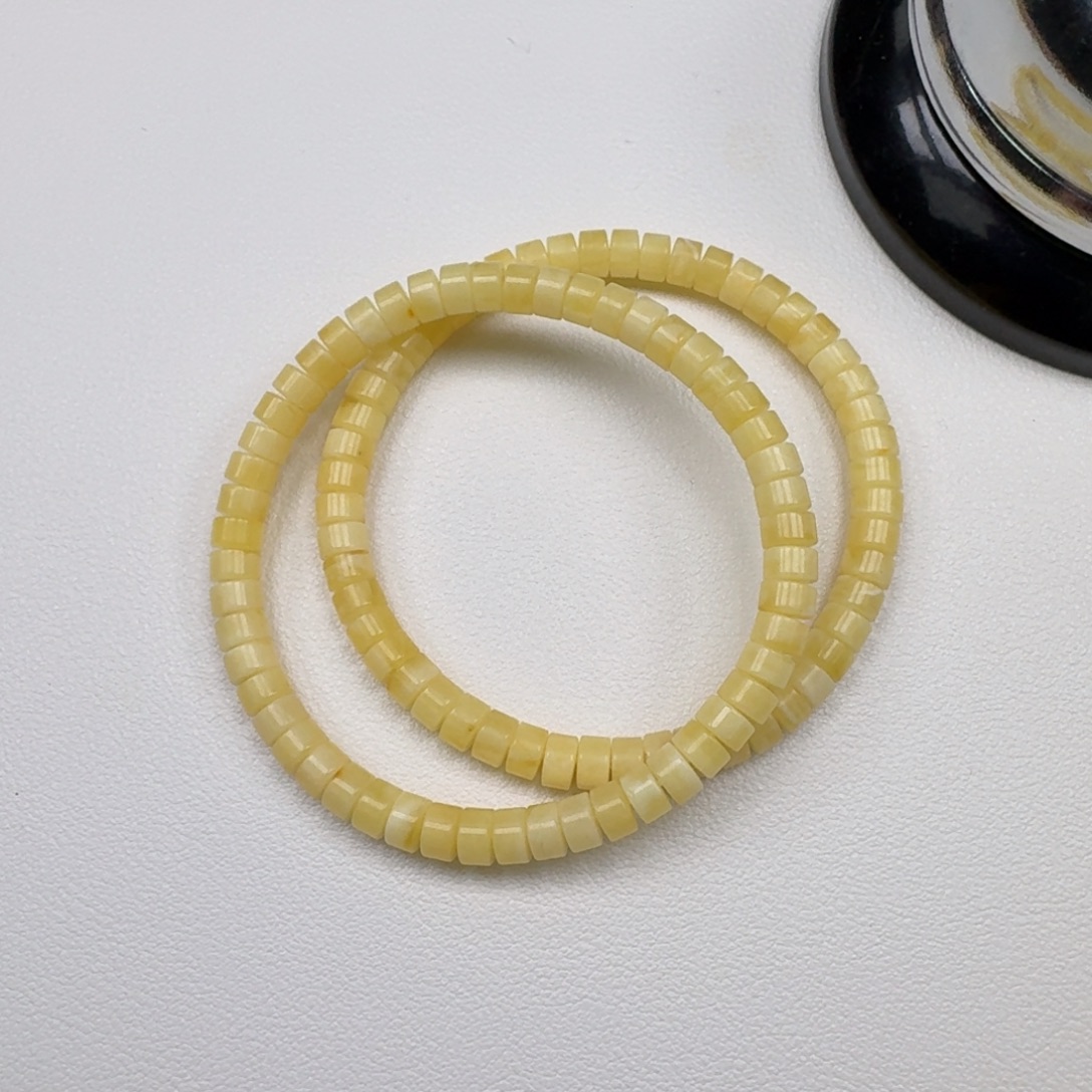 手链琥珀未镶嵌6mm精工药片多样性发其一