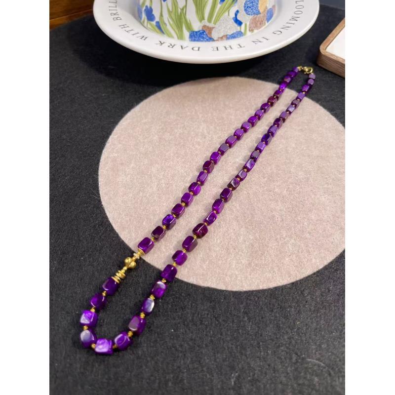 潮生石丨18K金舒俱来凝胶丝绒项链/链长45cm/多样性发其一/K01443