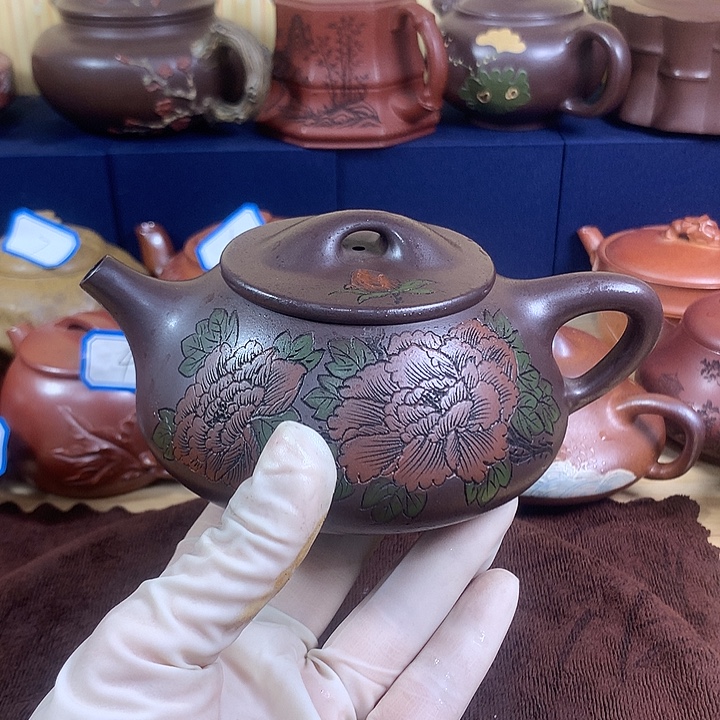 紫砂茶壶紫砂微瑕