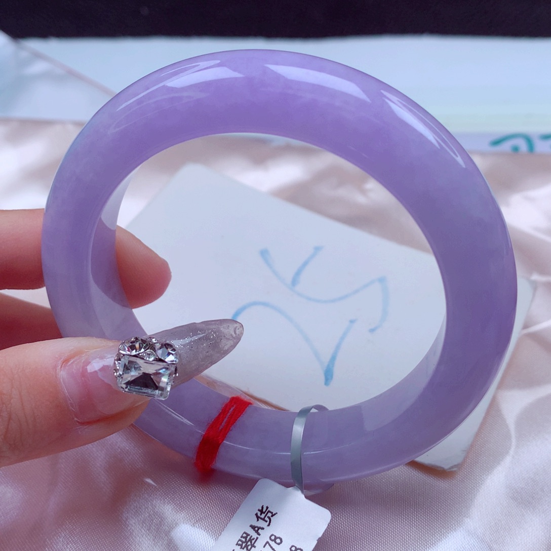 翡翠手镯未镶嵌天然缅甸翡翠A货手镯 