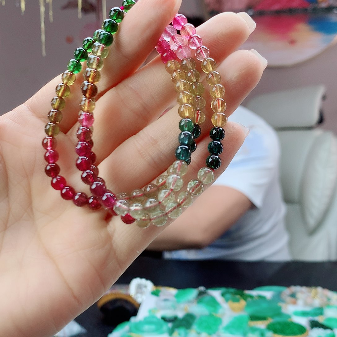 手链未镶嵌碧玺，