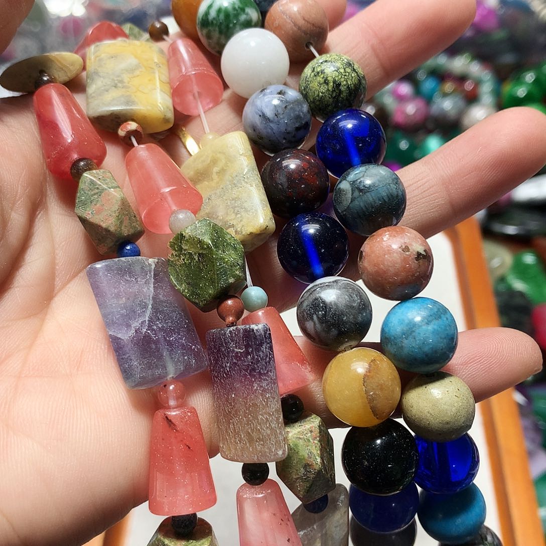 未镶嵌手串玛瑙/玉髓五条短