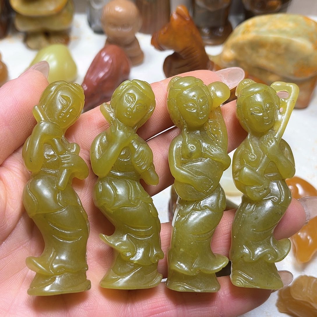 白玉菩提手串白玉菩提吊坠