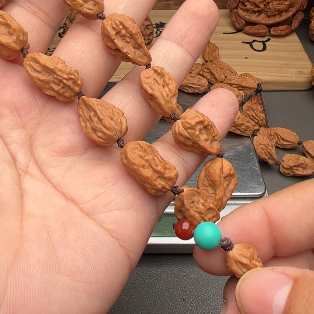 大***胖文玩核桃把件小串