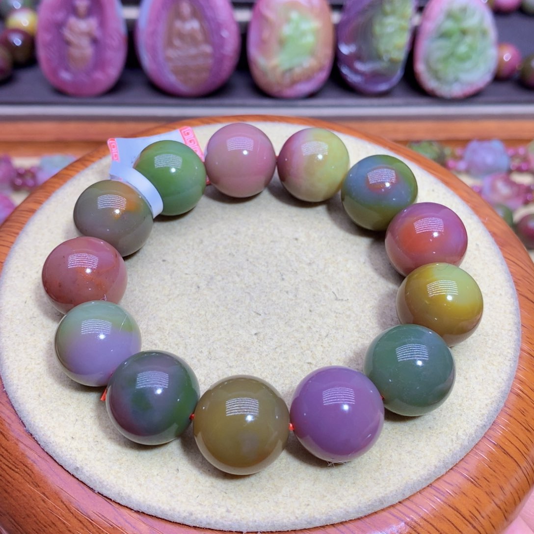 玛瑙手链未镶嵌盐源