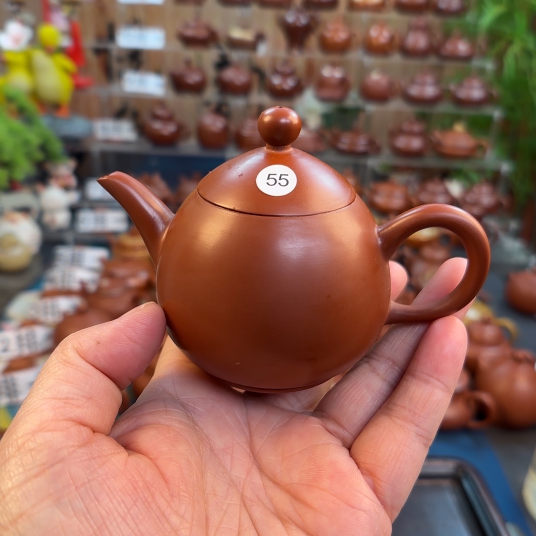 朱泥茶壶微瑕120C