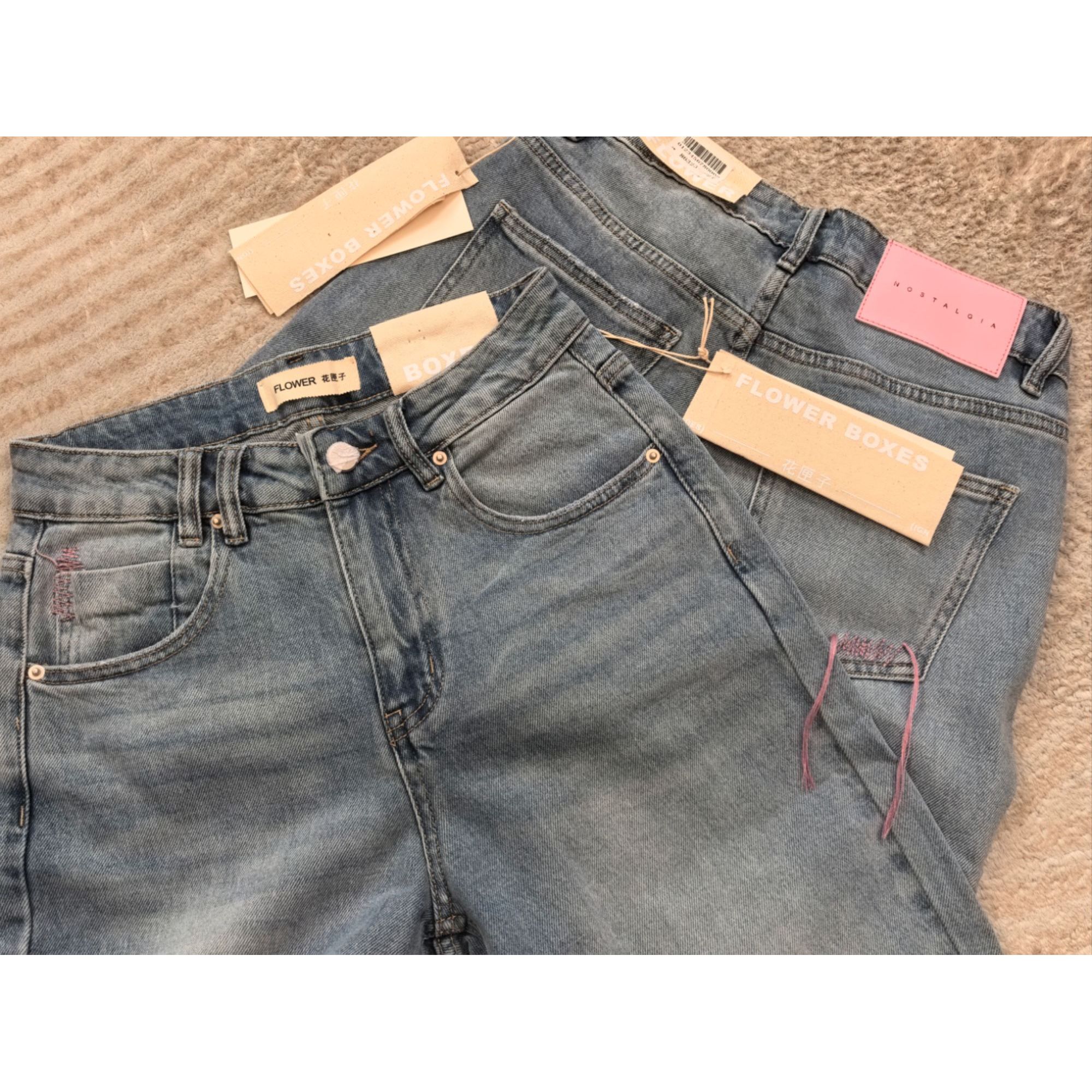 SU【323】花86愫康  春款裤王 MWMA春款裤王粉标微弹窄版直筒长裤~