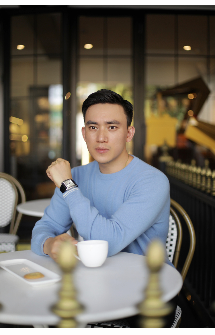 秋冬新款100%山羊绒衫男加厚纯色圆领宽松套头保暖毛衣长袖打底衫