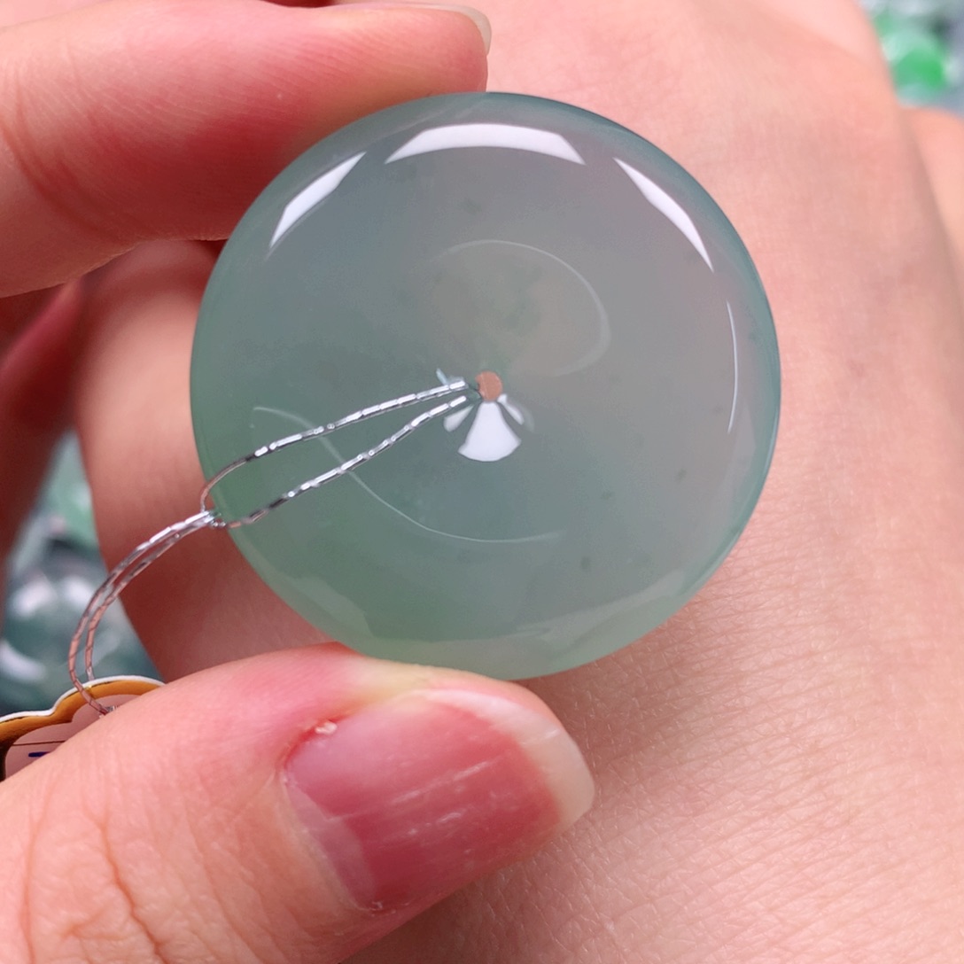 颈饰未镶嵌翡翠天然翡翠