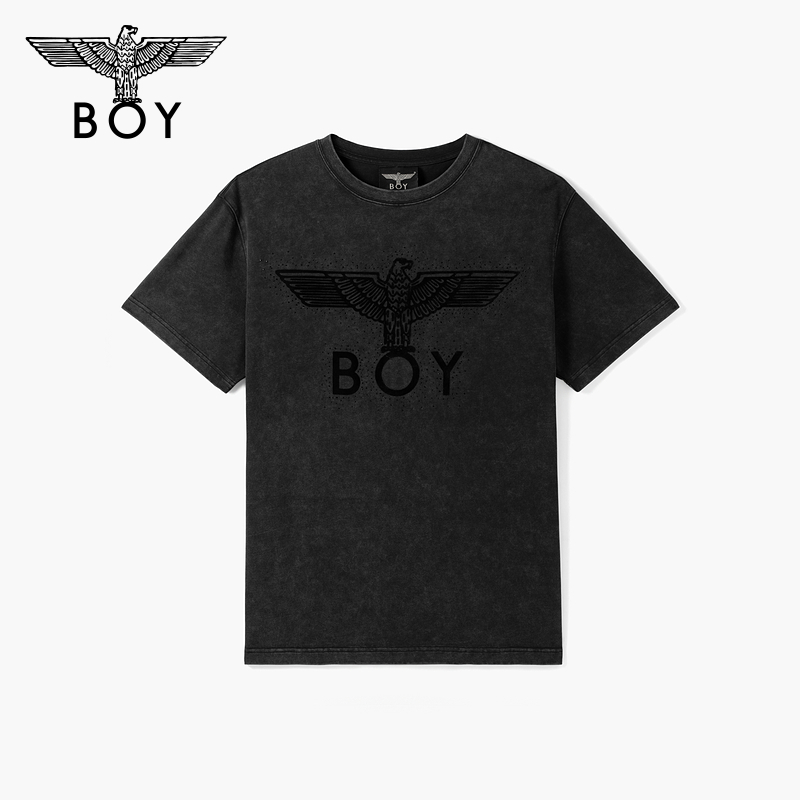 BOY LONDON中性款时尚潮流百搭通勤针织短袖T恤N01131