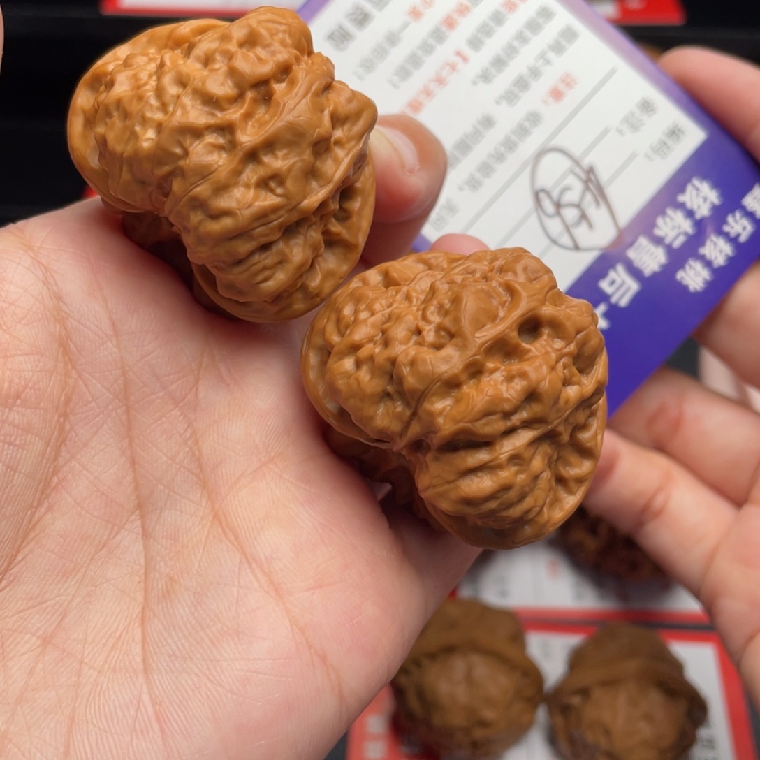 ****可文玩核桃把件蛙蛙41