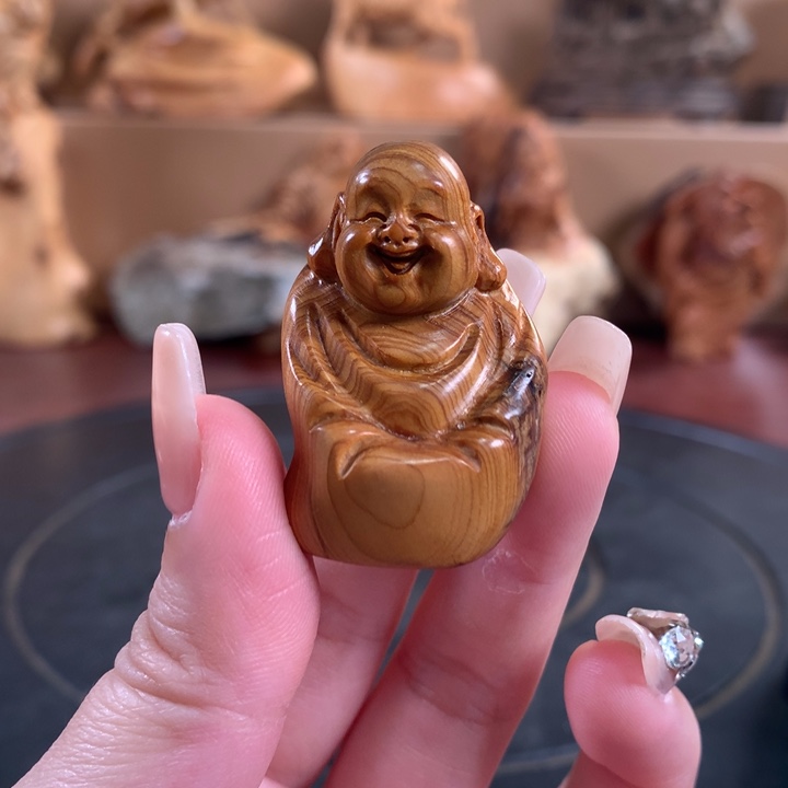 柏木（崖柏）根雕摆件