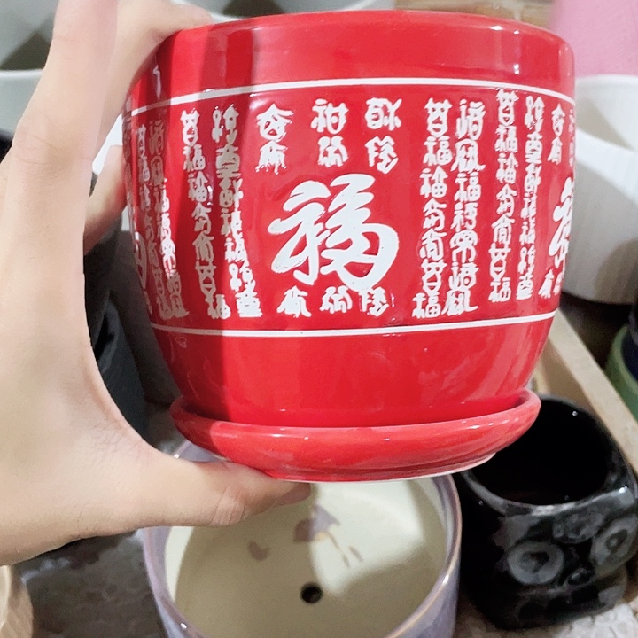 陶瓷花盆全场12包邮