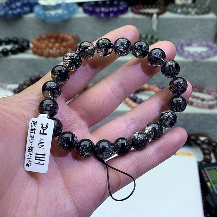 水晶手链未镶嵌黑发10+