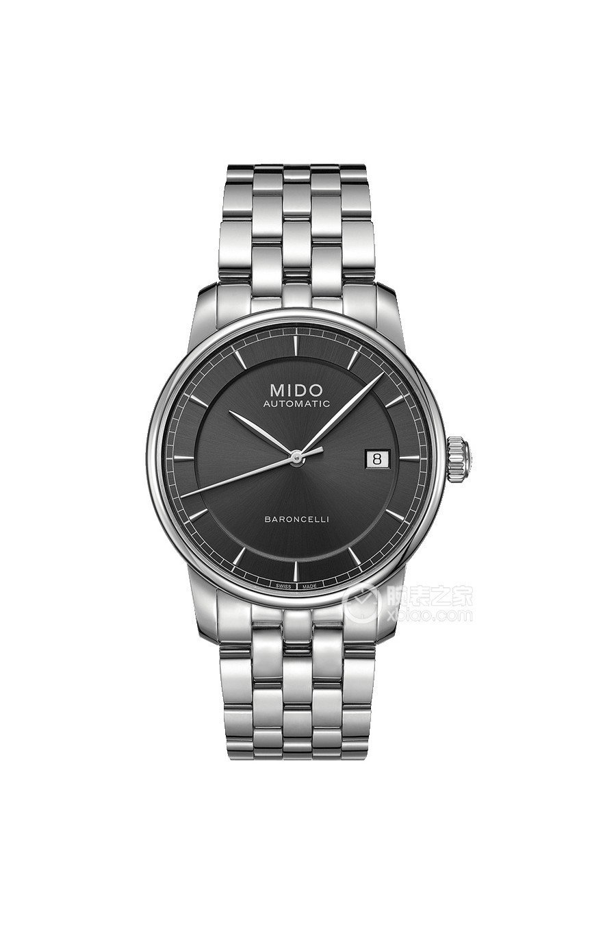 95新 Mido/美度 名奢/美度贝伦赛丽钢带灰盘/表径38