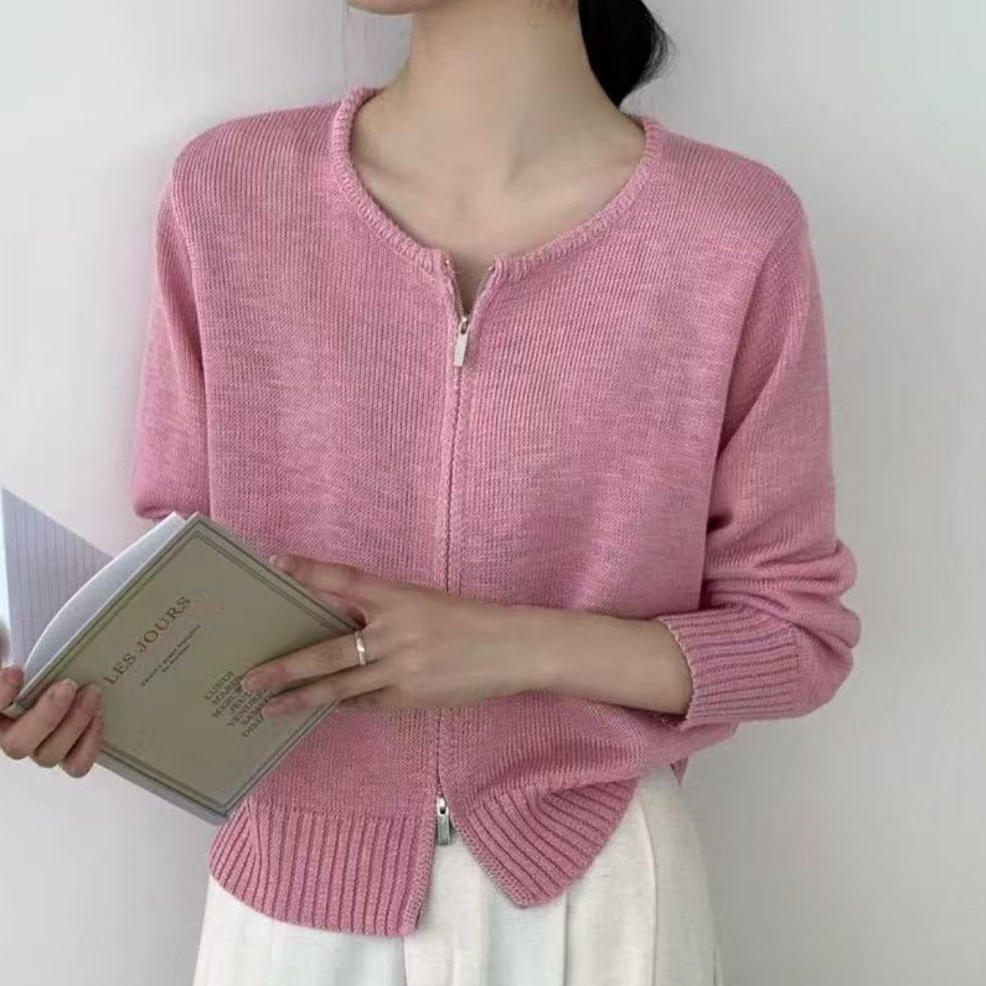 803秋季长袖开衫套头时尚潮流针织衫休闲百搭薄款春秋