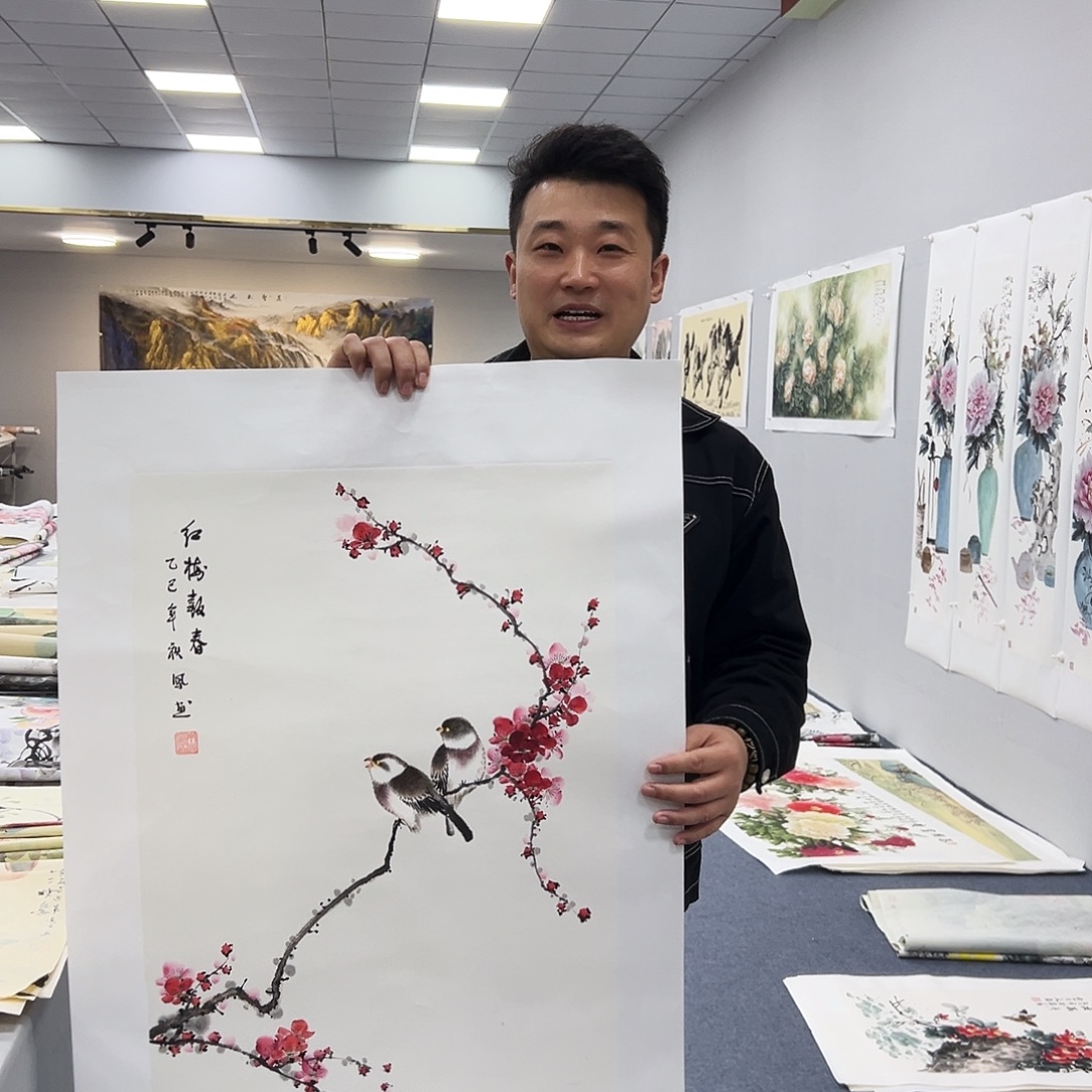 国画国画宣纸纯手绘作品