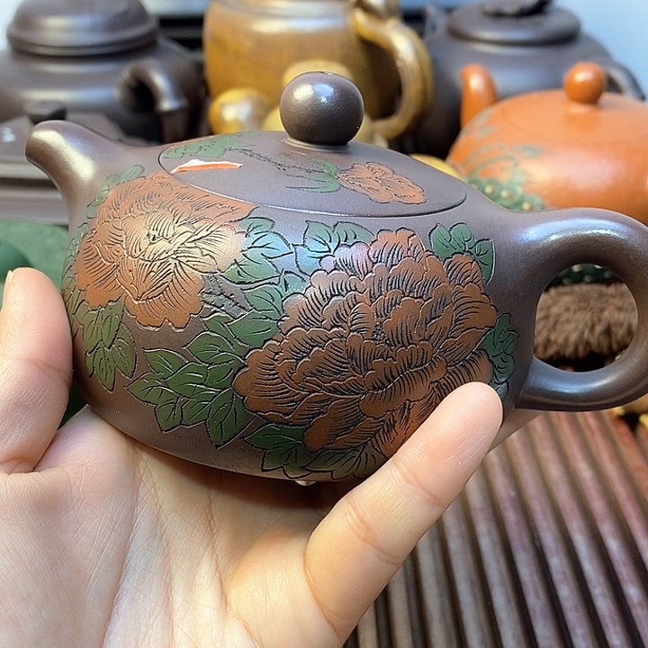 紫砂茶壶微瑕把裂微瑕微瑕微瑕微瑕微瑕微瑕
