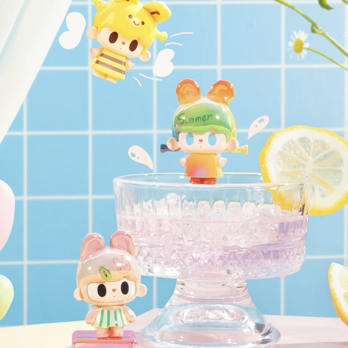 【拆盒】兔兔与熊3代马蒂斯的夏天系列萌粒盲盒盲袋