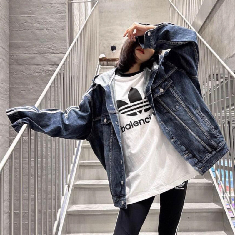 99新 Balenciaga/巴黎世家 牛仔外套/3码/Xsp32314