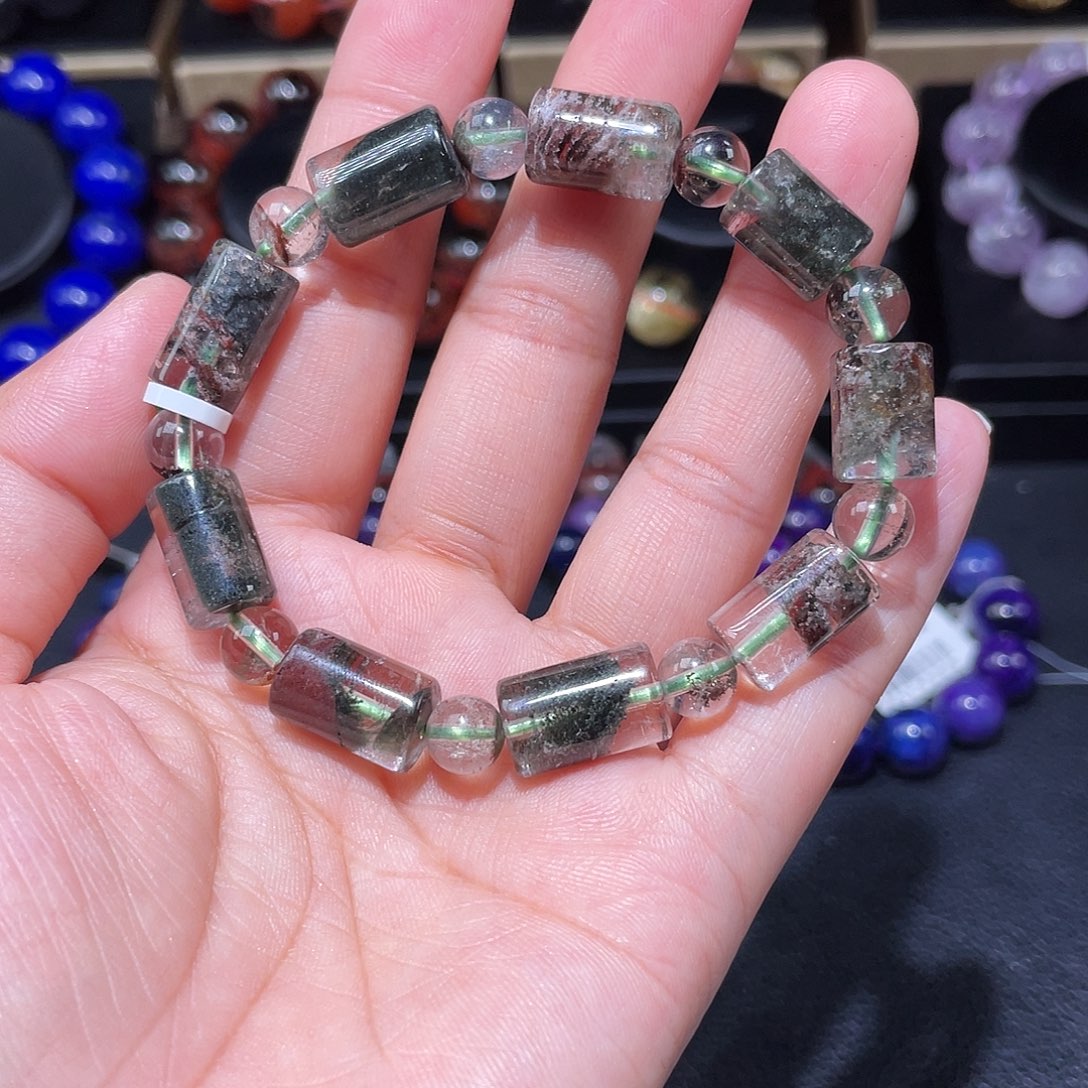 水晶手串未镶嵌幽灵手链