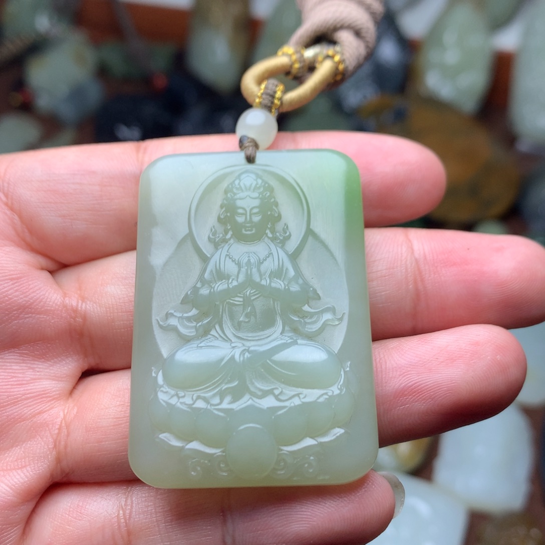 和田玉挂件未镶嵌