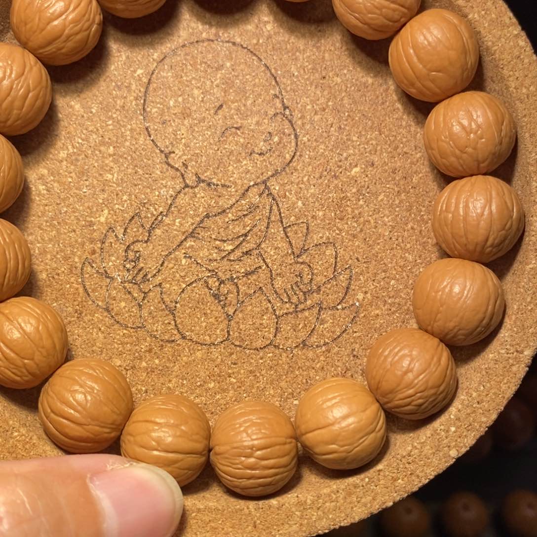 猴头核桃吊坠小*猴头