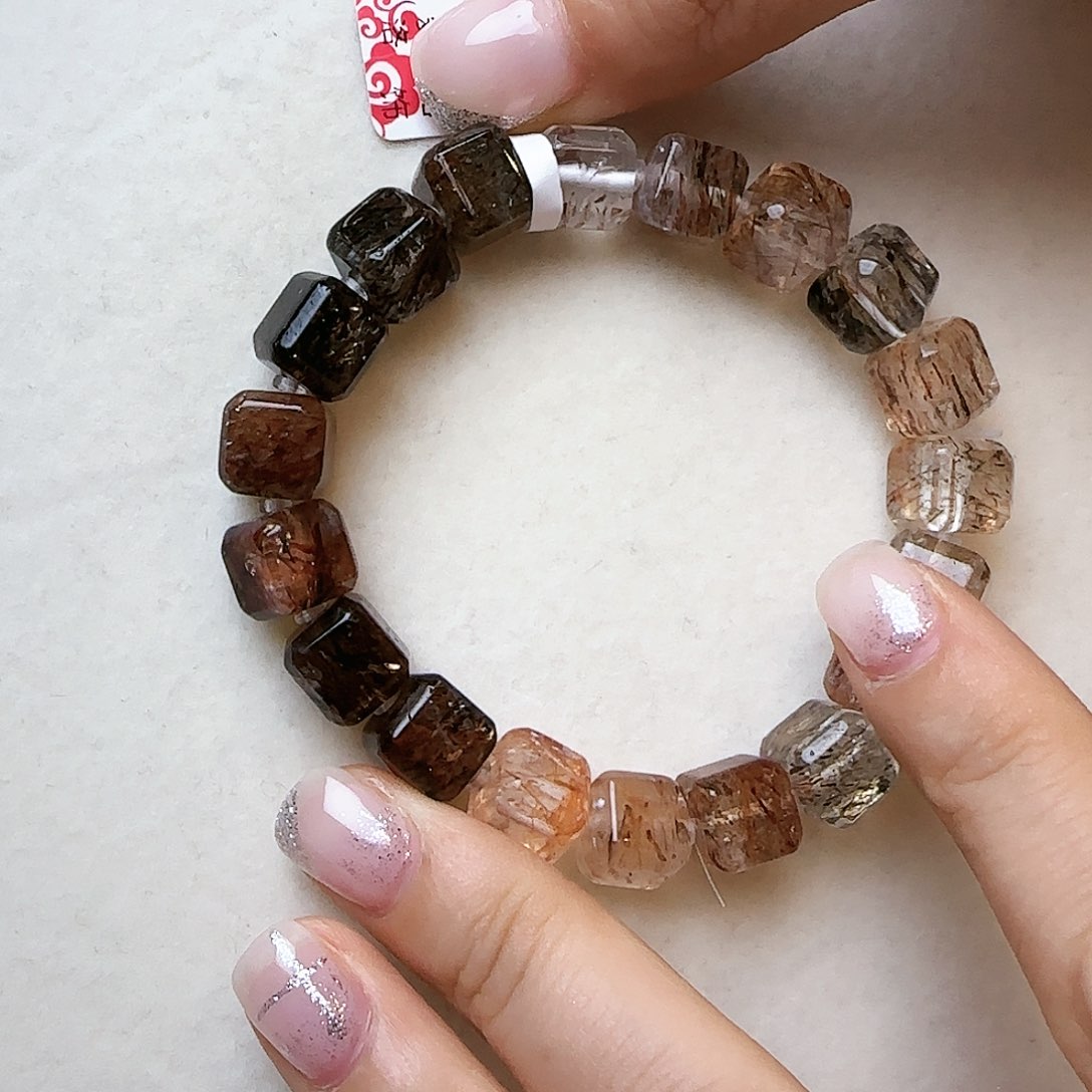 水晶手链未镶嵌大气的