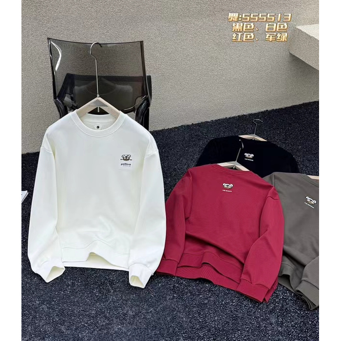 【不加绒】-仓-5513-欧潮阔版私服卫衣男女同款--