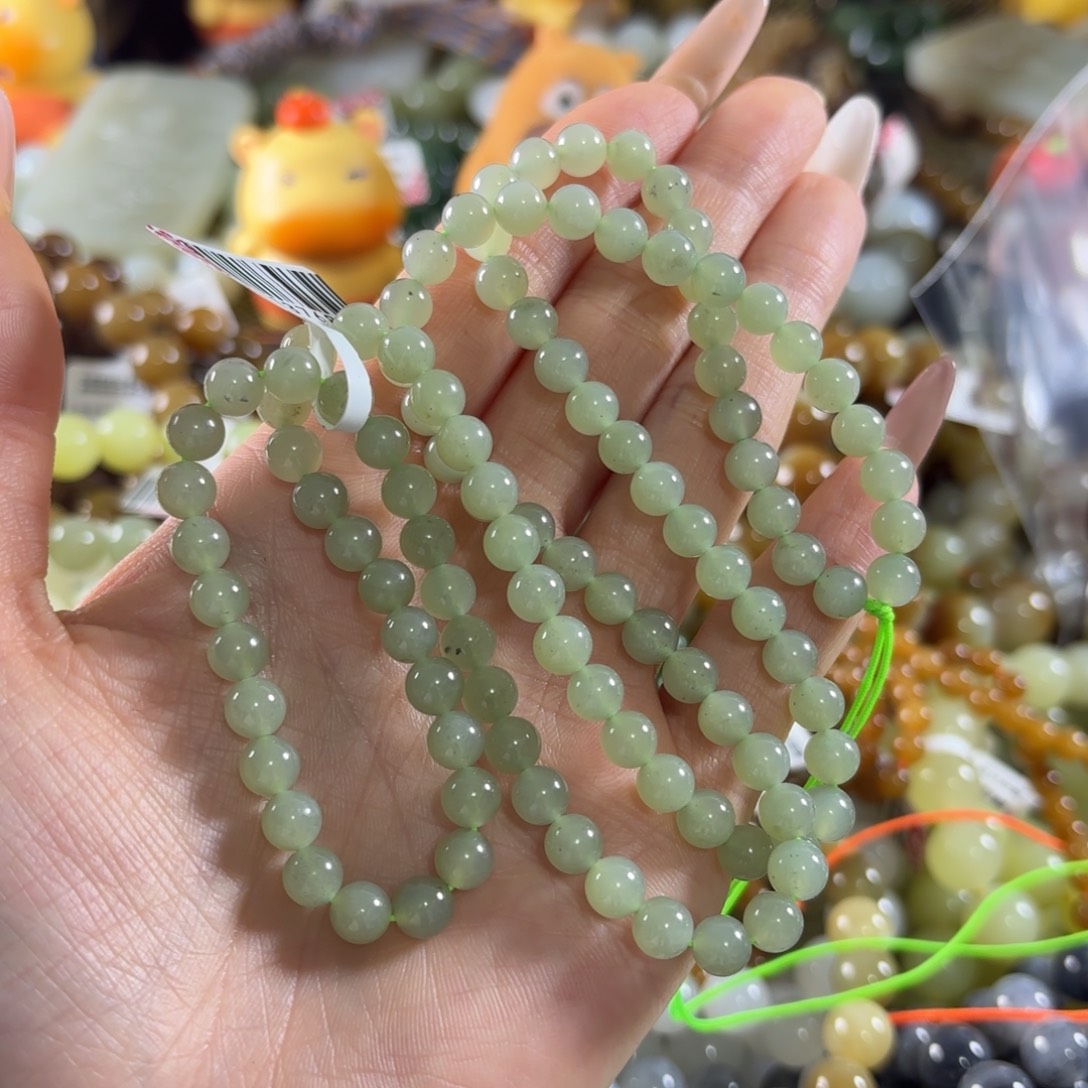 和田玉未镶嵌手串108