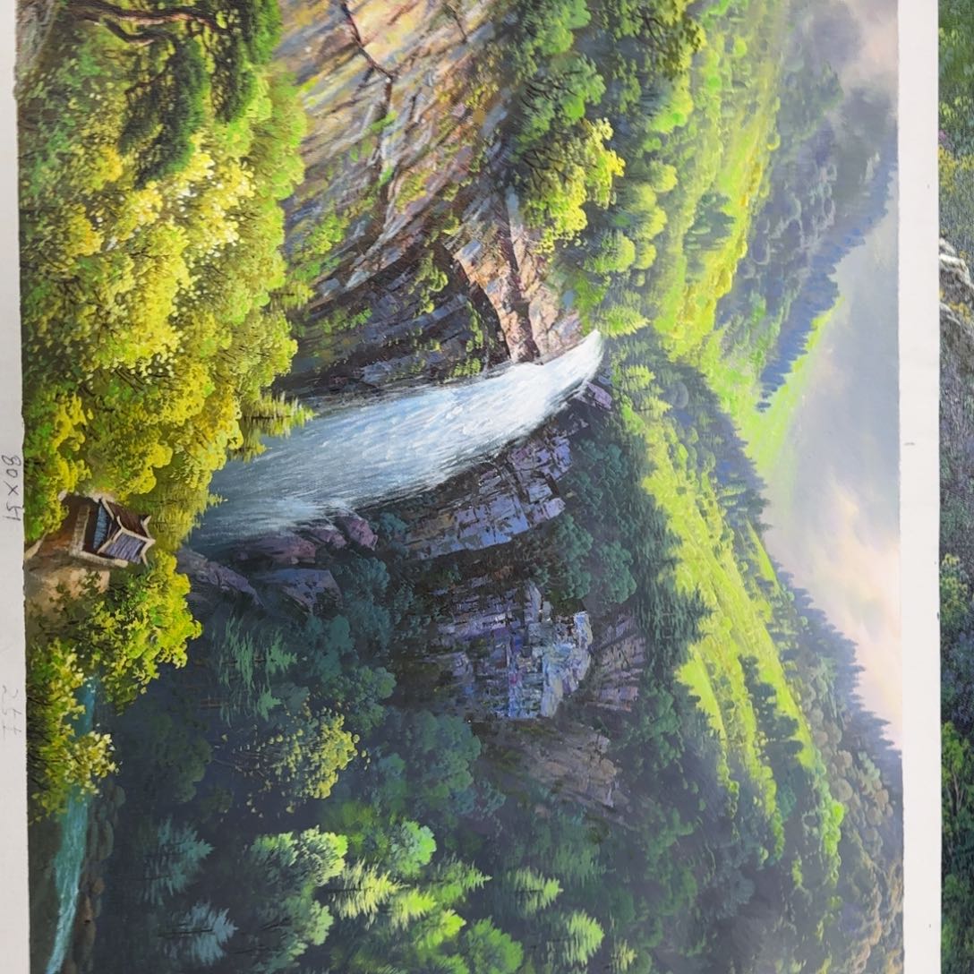 油画一起加油努力