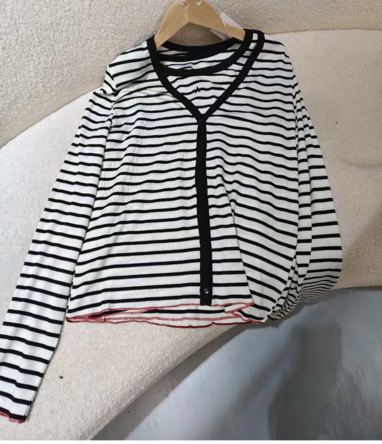 24T352【PINGJIE】2025高货小开衫）新款舒适宽松设计感小众时尚百搭