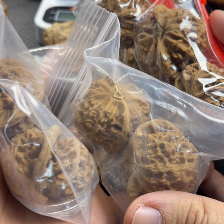 沐***家文玩核桃把件5对大灯