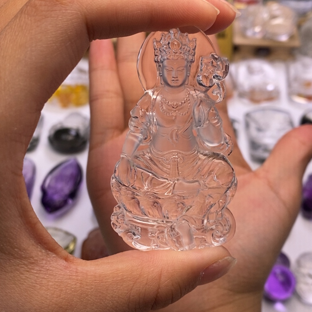 後***界水晶颈饰未镶嵌定制