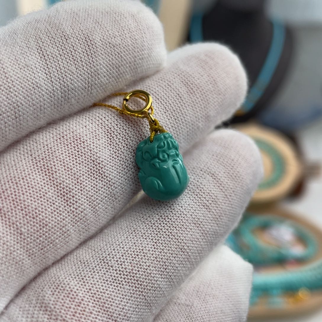 绿松石手链未镶嵌貔貅