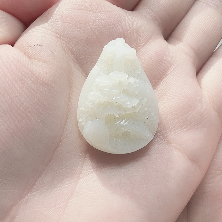 和田玉颈饰未镶嵌