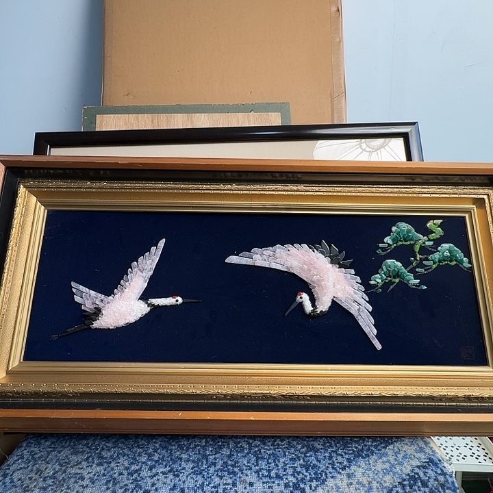 剑***心中古字画作品有磕碰瑕疵拍下看