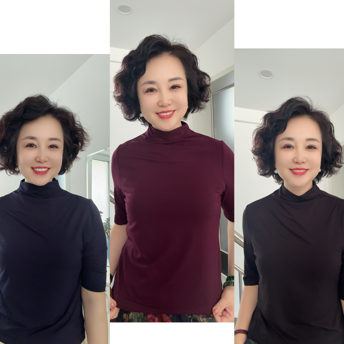 2518早秋款中袖升级版面膜衫