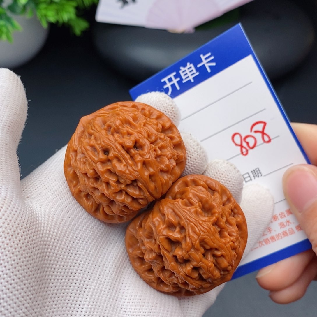文玩核桃把件41水龙纹808