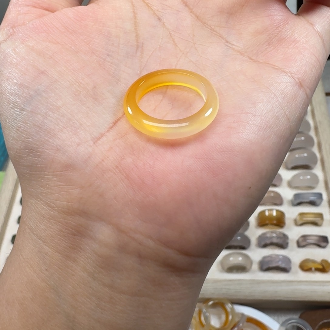 未镶嵌戒指玛瑙/玉髓897港16.5