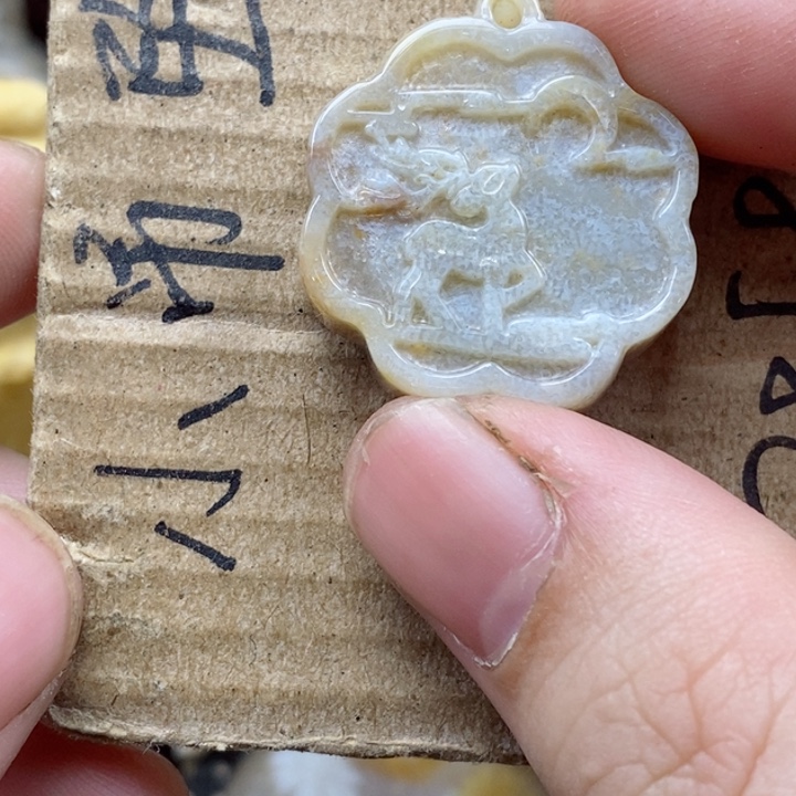 颈饰未镶嵌硅化珊瑚（珊瑚玉）k****的