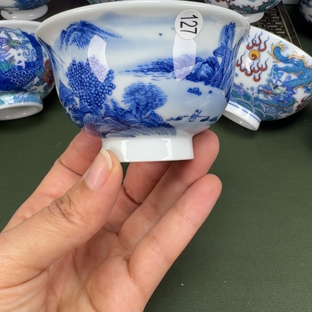 沙沙手工手绘茶具127