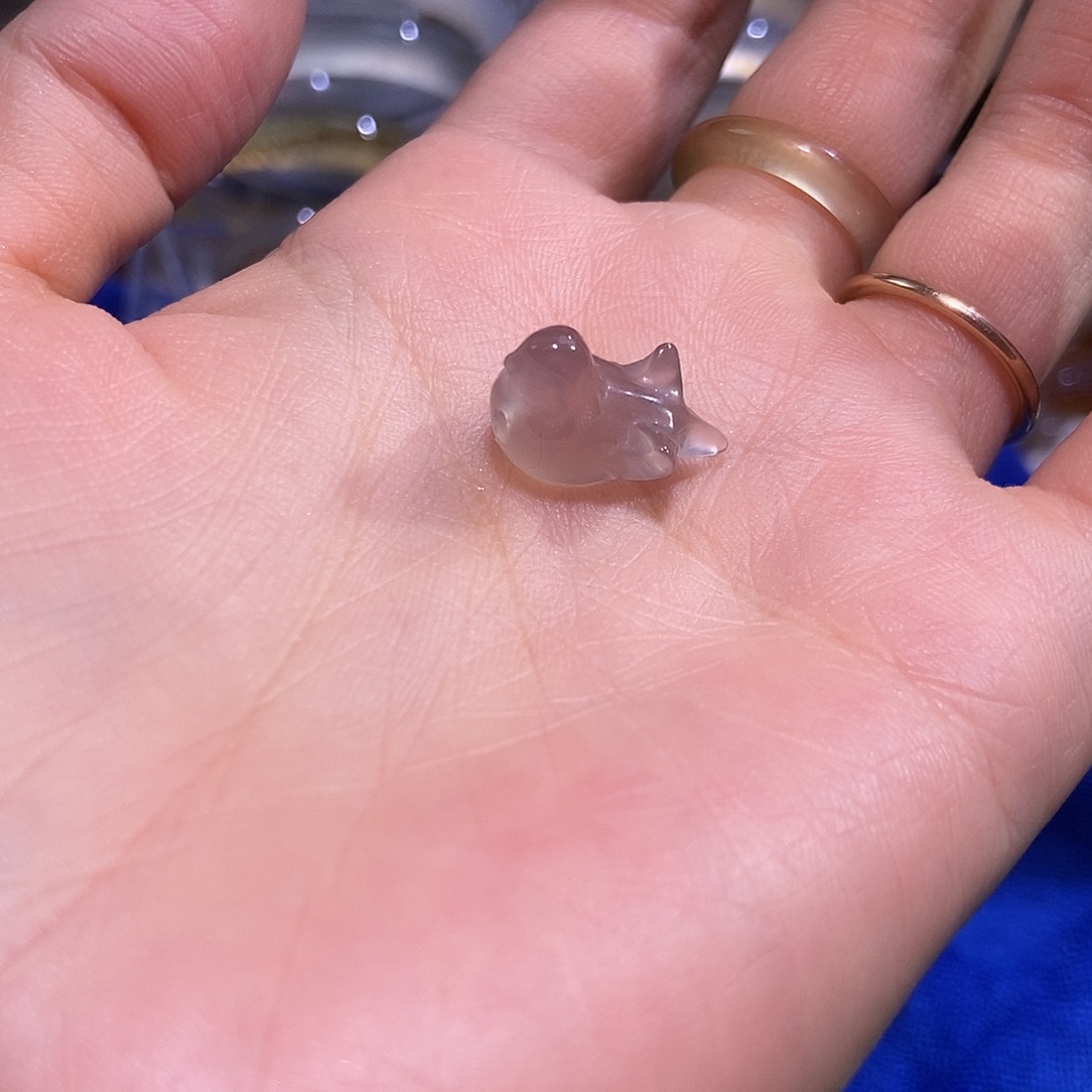 明***点玛瑙/玉髓合金手镯