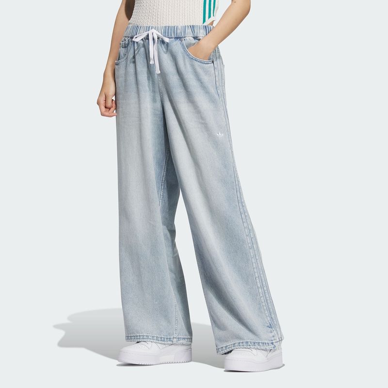 阿迪达斯 （adidas）女子牛仔运动裤KC5837