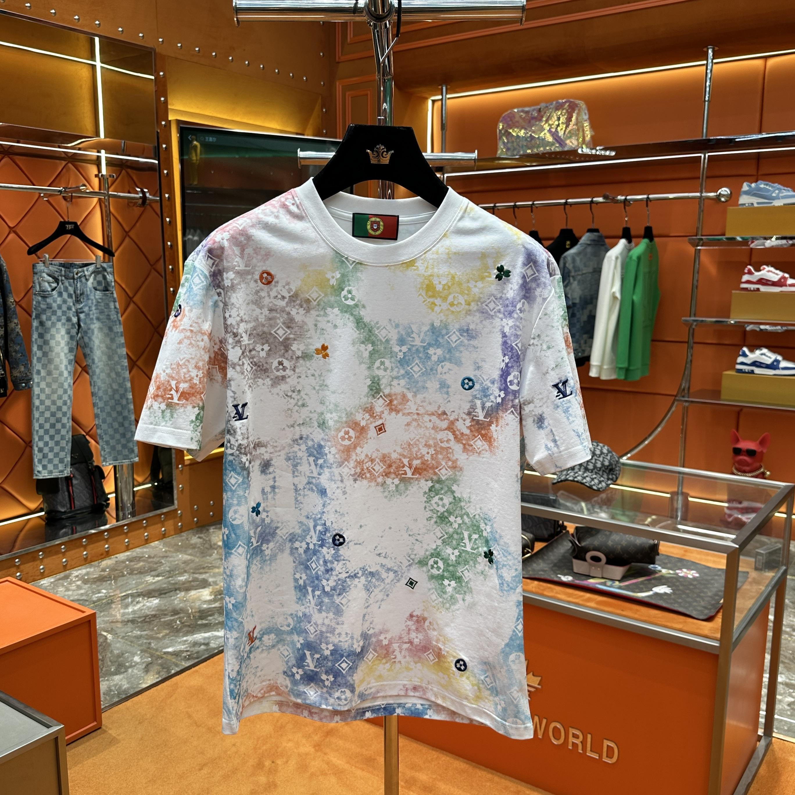 x【爆爆专属】2025新款短袖圆领重磅刺绣高级感T恤25050