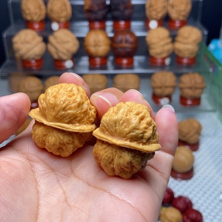 海***6把件文玩核桃血舍利17