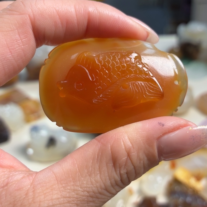 玛瑙/玉髓未镶嵌吊坠(不含链)