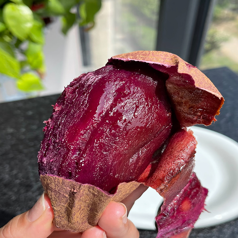 【外婆花田】云南紫晶蜜薯4.5斤彩箱装源头直采自然成熟